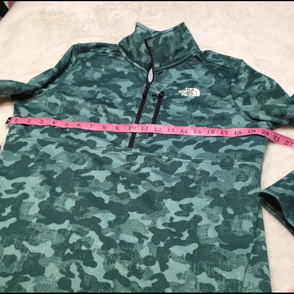 The North Face 1/4 Zip Camo Pullover L - Picture 4 of 5